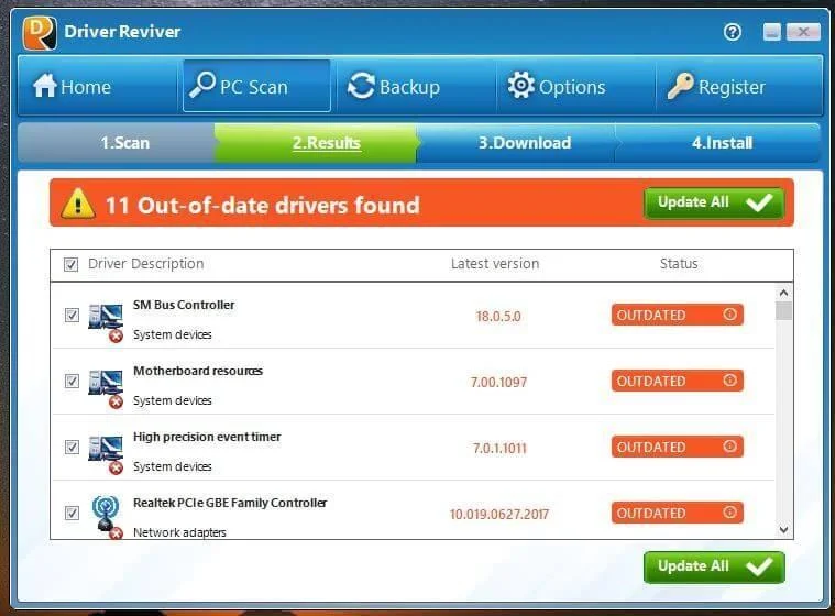 Driver Reviver: оживіть свій ПК