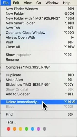 Si të fshini përgjithmonë skedarët ose dosjet në Mac