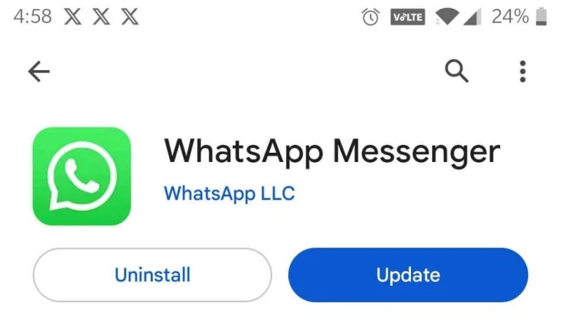 Как да коригирам споделянето на екрана на WhatsApp, което не работи?
