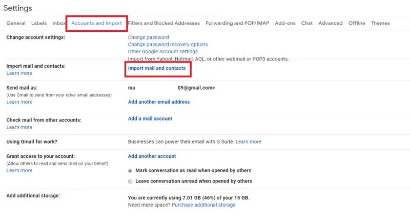 Kaip perkelti el. laiškus iš senos „Gmail“ paskyros į naują „Gmail“ paskyrą