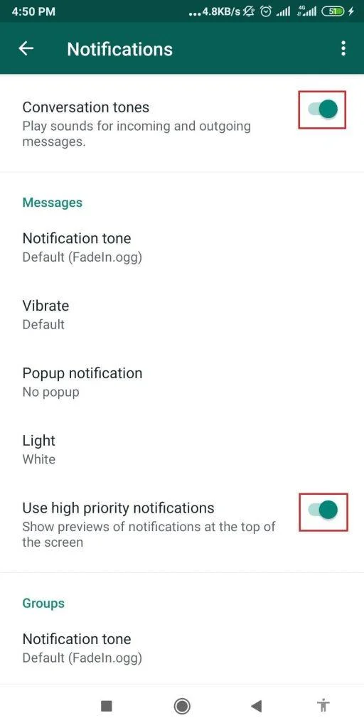 Γιατί δεν λαμβάνω ειδοποιήσεις WhatsApp;  Πώς μπορώ να διορθώσω το πρόβλημα;