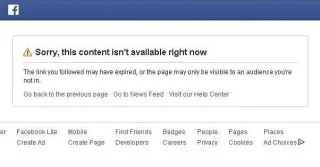 Σφάλμα Facebook: Λυπούμαστε, αυτό το περιεχόμενο δεν είναι διαθέσιμο αυτήν τη στιγμή 2021 [ΔΙΟΡΘΩΘΗΚΕ]