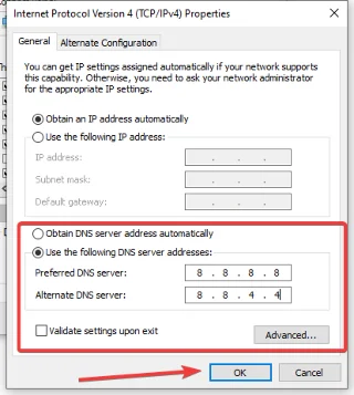 Jak opravit chybu ERR_NAME_NOT_RESOLVED v Chrome v systému Windows 10