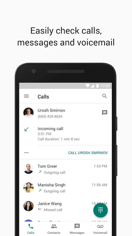 Sýndarsímanúmeraforrit fyrir Android