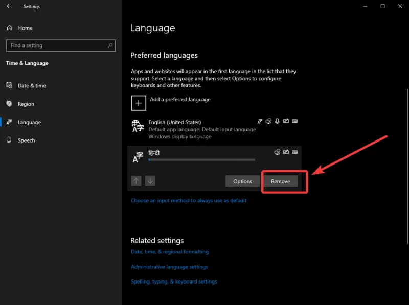Як встановити мовний пакет на Windows 10