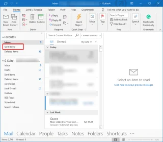 Hogyan hívhat fel egy e-mailt az Outlookban?