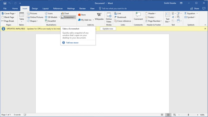 Как да използвате вградения инструмент за снимки на MS Office?