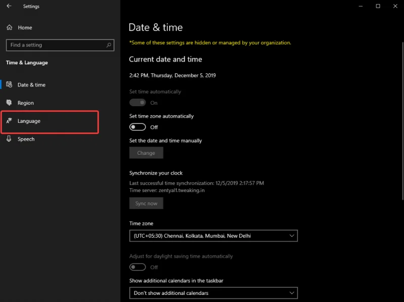 Як встановити мовний пакет на Windows 10