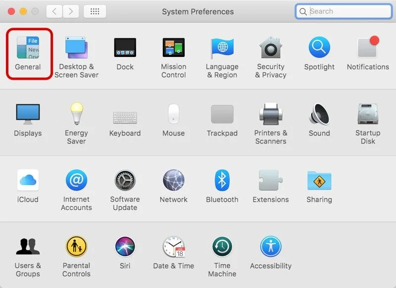 Aktivera mörkt läge i macOS Mojave