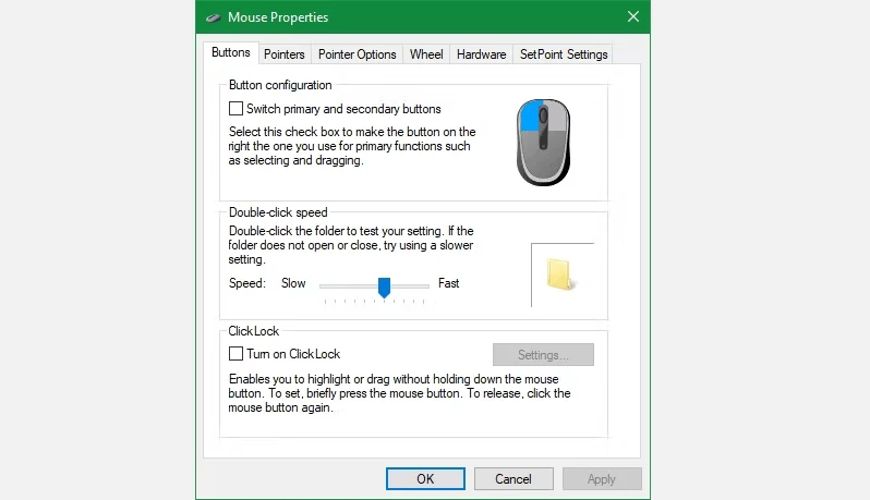 Как да коригирате двойно щракване на мишката върху едно щракване в Windows