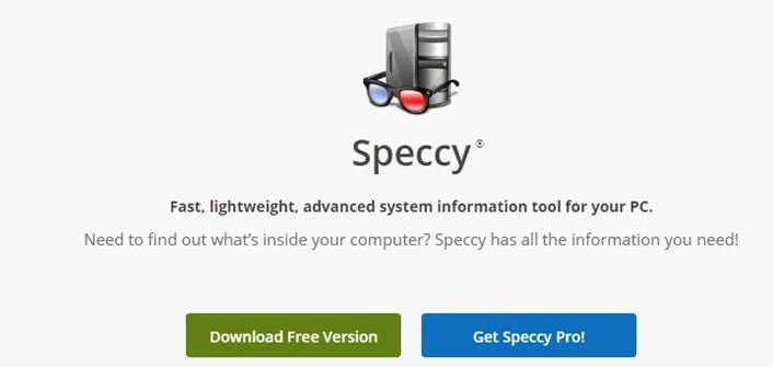 Какво има вътре в моя компютър?  Speccy предоставя подробна системна информация за компютър с Windows 10