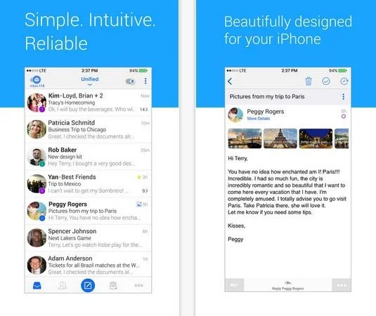 7 najboljših e-poštnih aplikacij za iOS in Android
