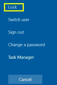 10 mënyra interesante për të kyçur Windows 10