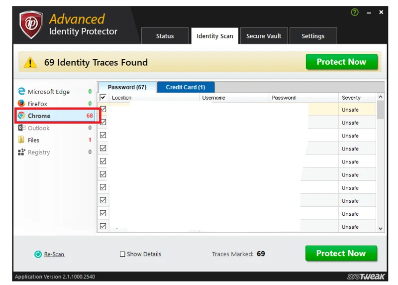 Jak odstranit uložená hesla v prohlížeči Chrome