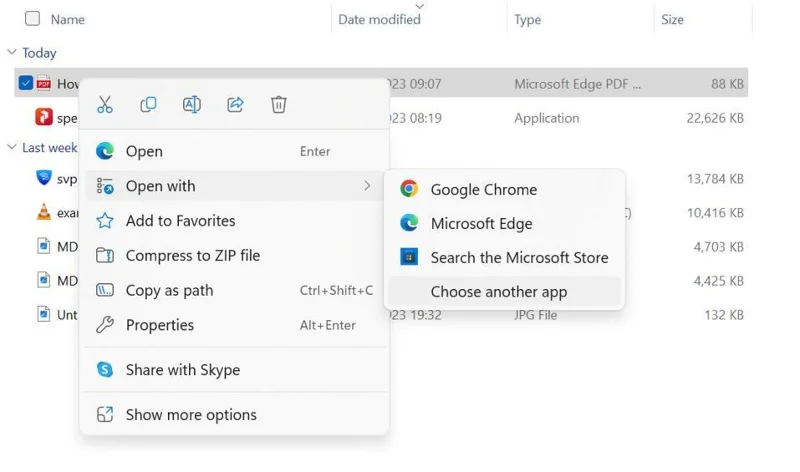 Як змінити програму читання PDF за замовчуванням у Windows