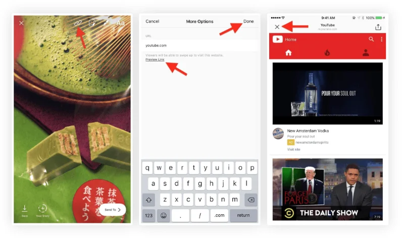 Hogyan adhatunk linkeket az Instagram Storyhoz