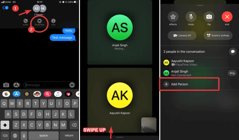Si të regjistroni një telefonatë në grup FaceTime në iPhone?