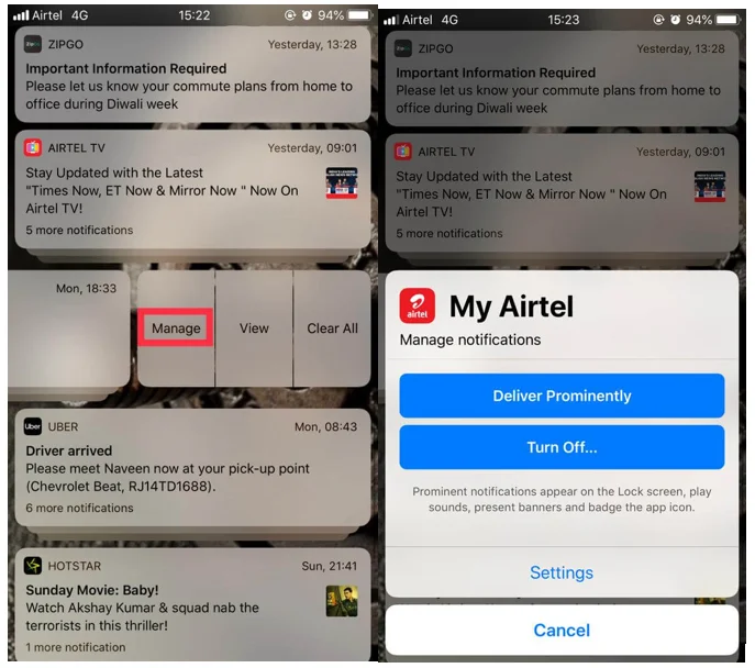 Tips för att kontrollera iPhone-aviseringar med iOS 12