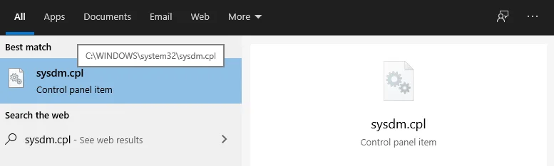 A Pagefile.sys törlése Windows 10 rendszerben