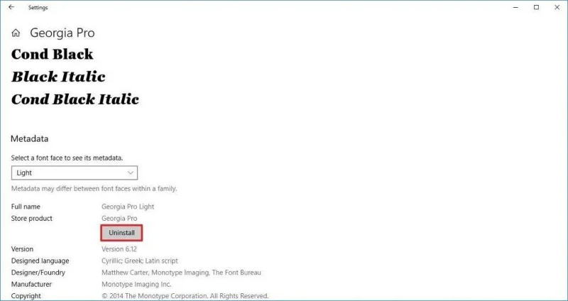 Як використовувати нові параметри шрифту Windows 10