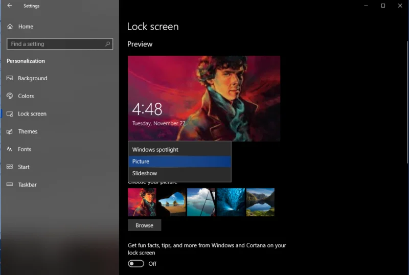 Koraki za spremembo sporočila in pisave na prijavnem zaslonu v sistemu Windows