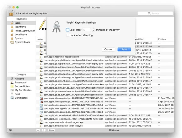 Hur man åtgärdar varningen "Konto vill använda inloggningsnyckelringen".