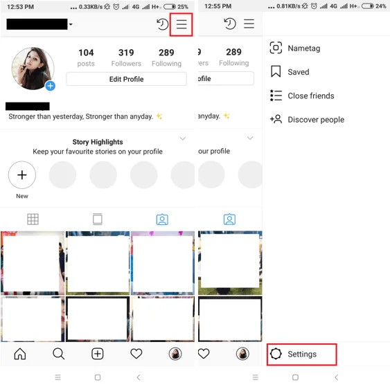Как да демаркирате себе си от снимките в Instagram на друг потребител?