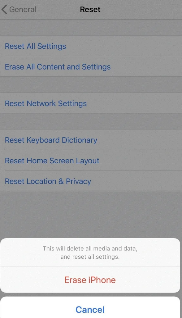 Как да не се доверите на компютри, свързани преди това с вашия iPhone
