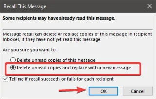 Kaip atsiminti el. laišką „Outlook“?