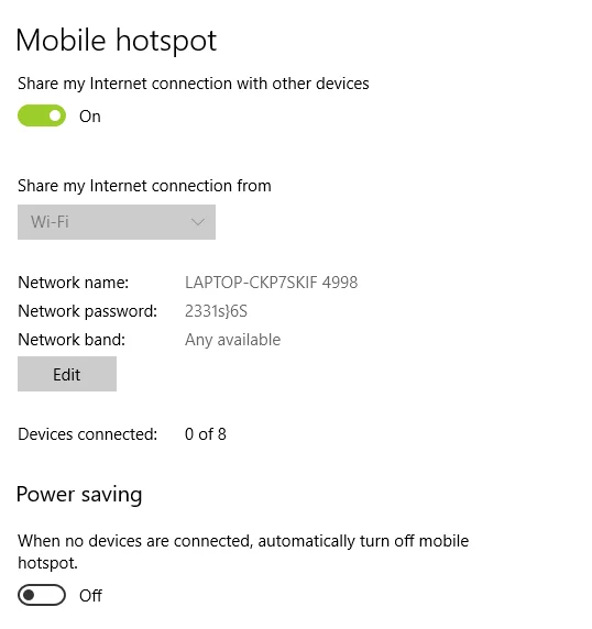 Як виправити, що моя точка доступу постійно вимикається в Windows 10?
