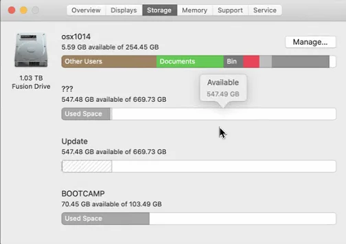 Si të hiqni shpejt hapësirën e pastrueshme macOS