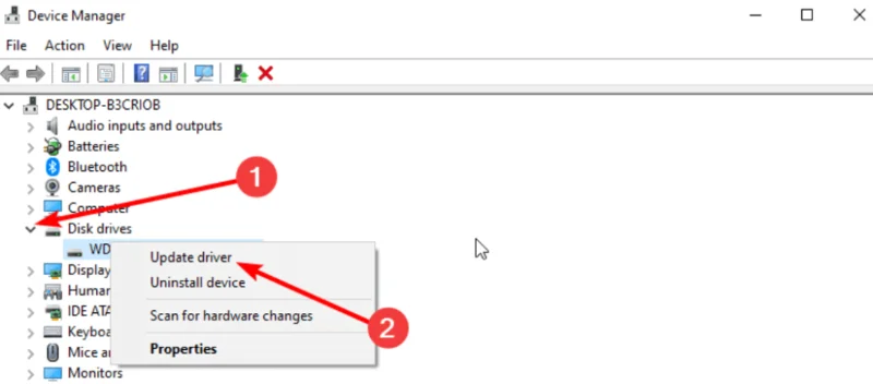 Как да коригирате грешката WD My Passport Not Showing Up в компютър с Windows