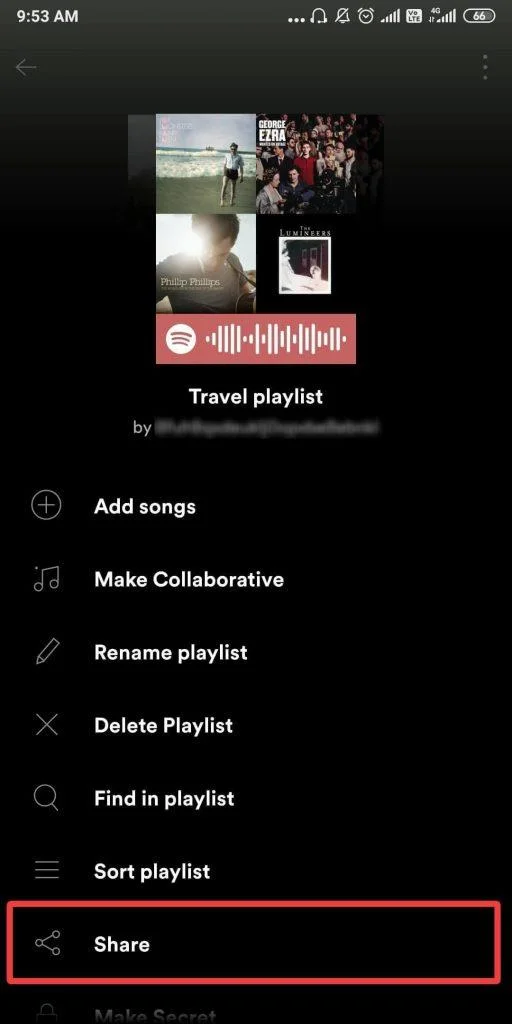 Как да споделяте плейлист на Spotify с приятели