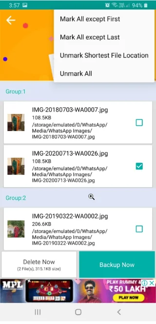 Jak odstranit duplikáty z telefonu Android?