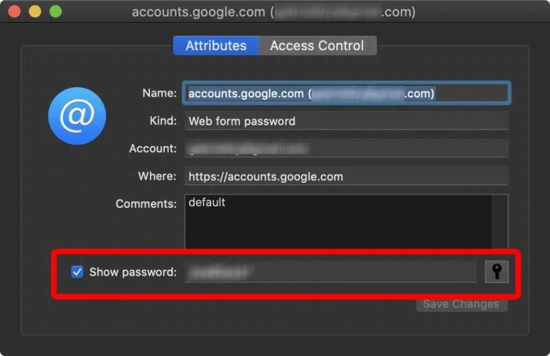 Как да намерите запазени пароли на Mac