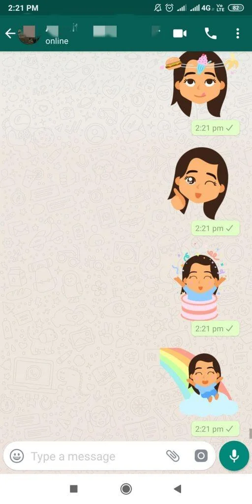 Hur man använder klistermärken på WhatsApp för Android