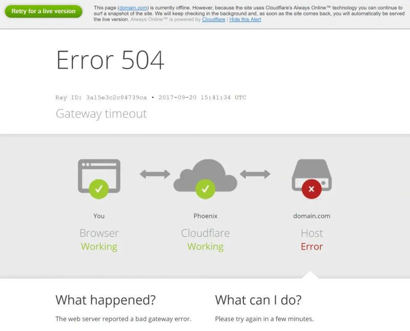 Как да поправите 504 Gateway Timeout Грешка