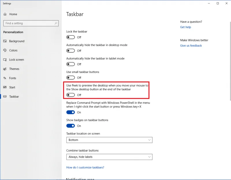 Jak přizpůsobit hlavní panel Windows 10