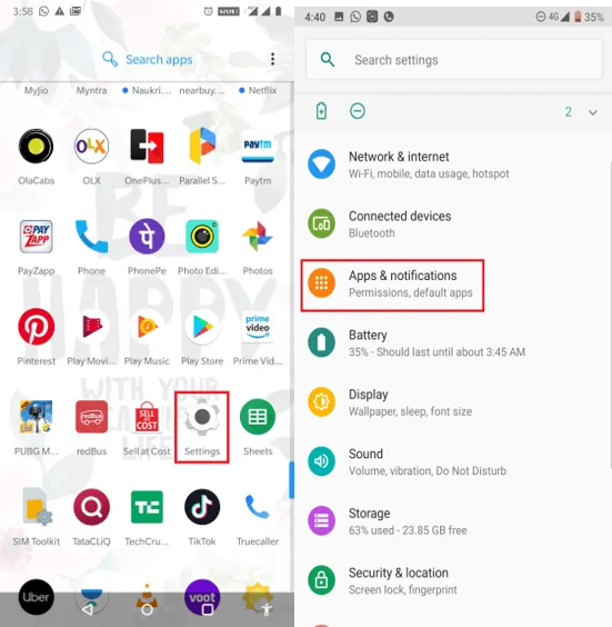 Hur hanterar man appbehörigheter på Android?