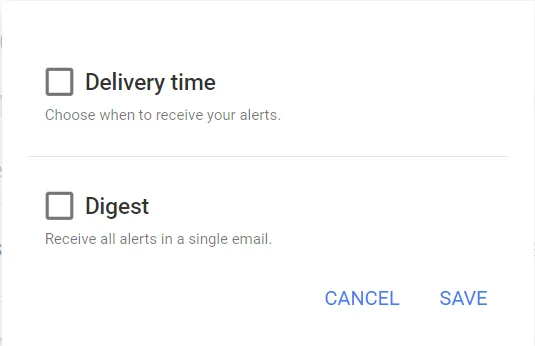 Βήματα για τη ρύθμιση των Ειδοποιήσεων Google για συγκεκριμένα θέματα