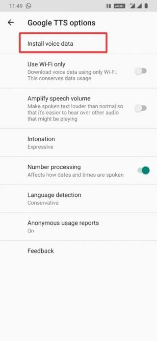 Как да промените гласовете на Google Text To Speech на Android