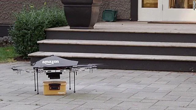 Доставка с дрон на Amazon Prime: Палец нагоре или Палец надолу?