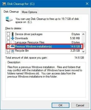 Kaip pašalinti aplanką „Windows.old“ sistemoje „Windows 10“?