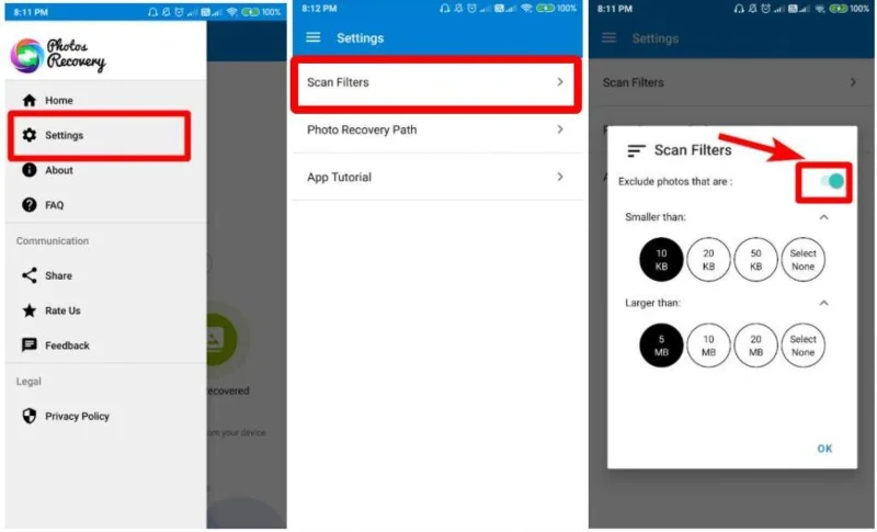 Мога ли да възстановя изтритите снимки на устройство с Android?