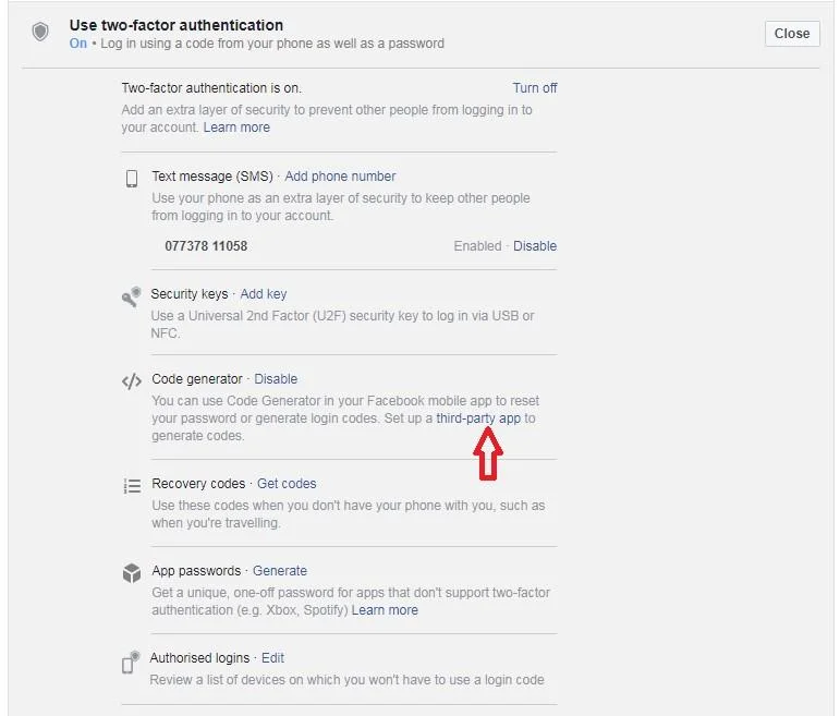 Πώς να χρησιμοποιήσετε το Google Authenticator για να δημιουργήσετε κωδικό ασφαλείας για το Facebook