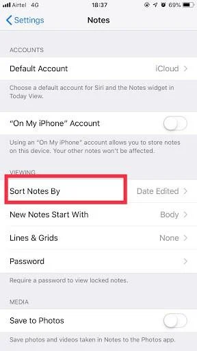 Si të trajtoni aplikacionin Notes në iPhone dhe iPad