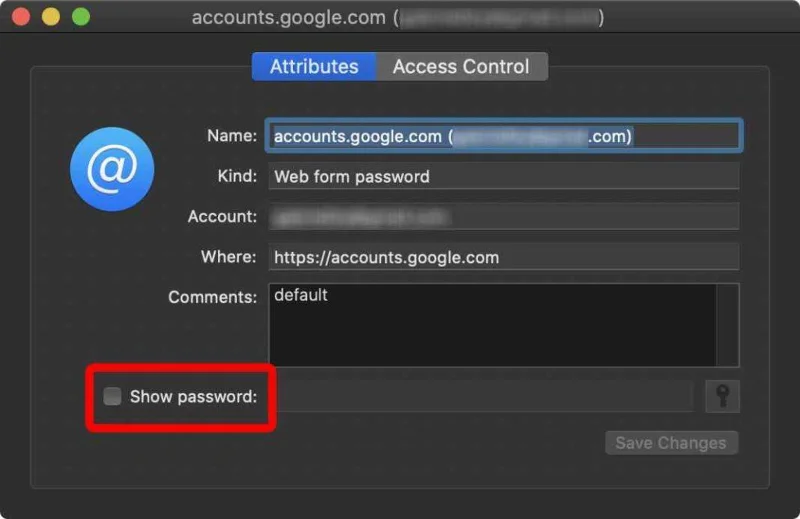 Как да намерите запазени пароли на Mac