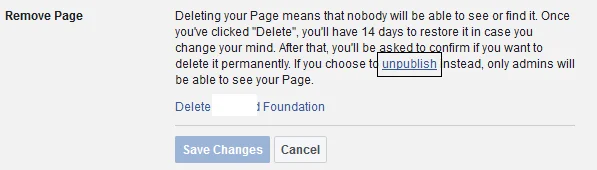Jak mohu smazat svou stránku na Facebooku