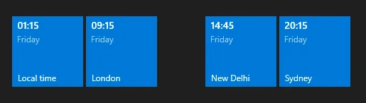 Як показати кілька годин на панелі завдань Windows 10?