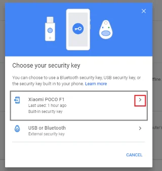 Google добавя нов физически ключ за сигурност към своята двуфакторна автентификация, вашият телефон